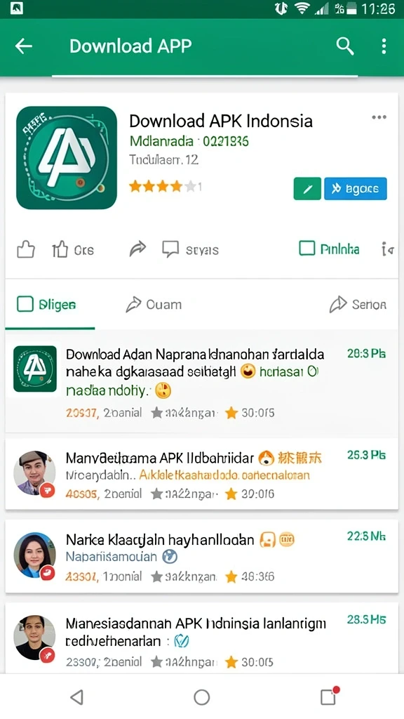 Tampilan awal yang menarik dan penuh warna.
