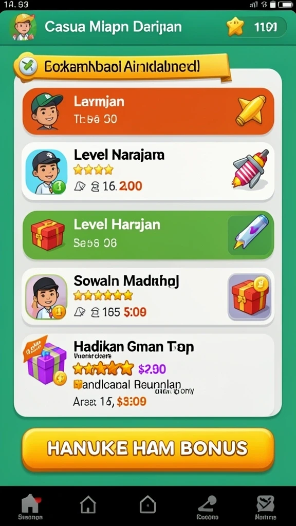 Beragam mini game yang menantang untuk dimainkan.
