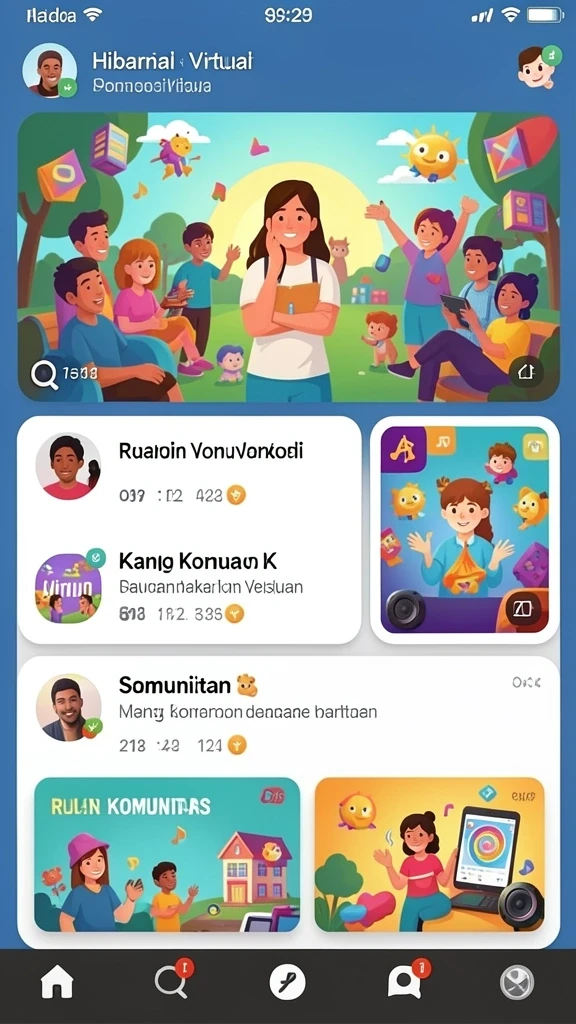 Sistem kustomisasi karakter yang menyenangkan.
