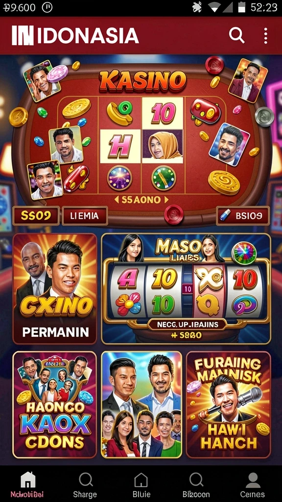Screenshot menunjukkan tampilan antarmuka yang menarik.