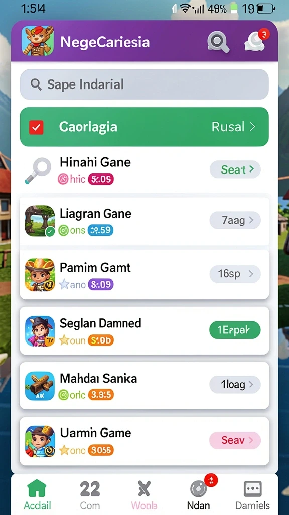 Tangkapan layar menampilkan karakter utama dalam permainan.