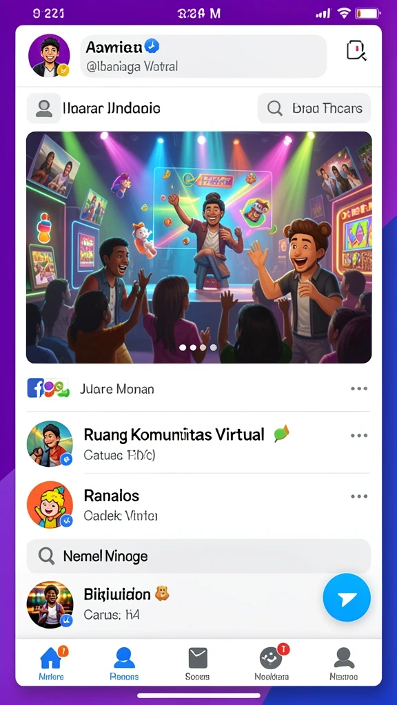 Tampilan awal yang menarik dan mudah dipahami.
