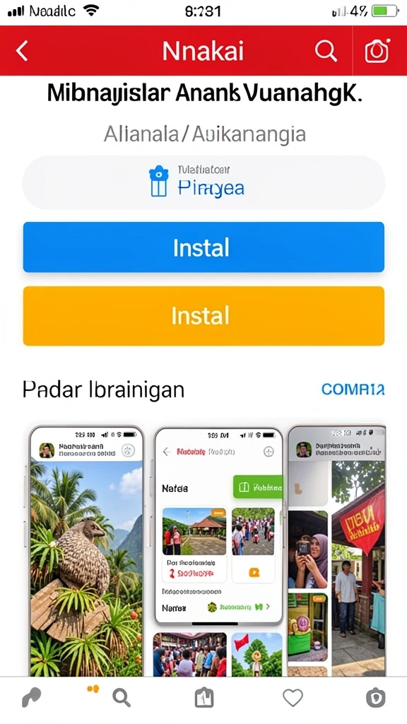 Antarmuka pengguna yang intuitif dan menarik.