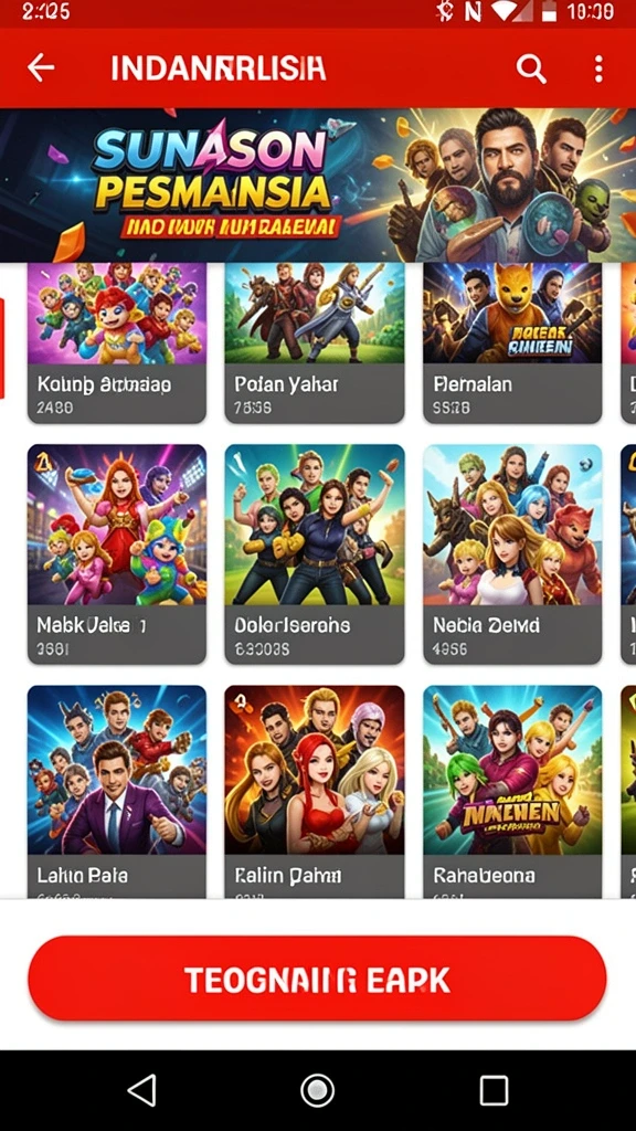 Screenshot menampilkan event spesial dengan hadiah besar.