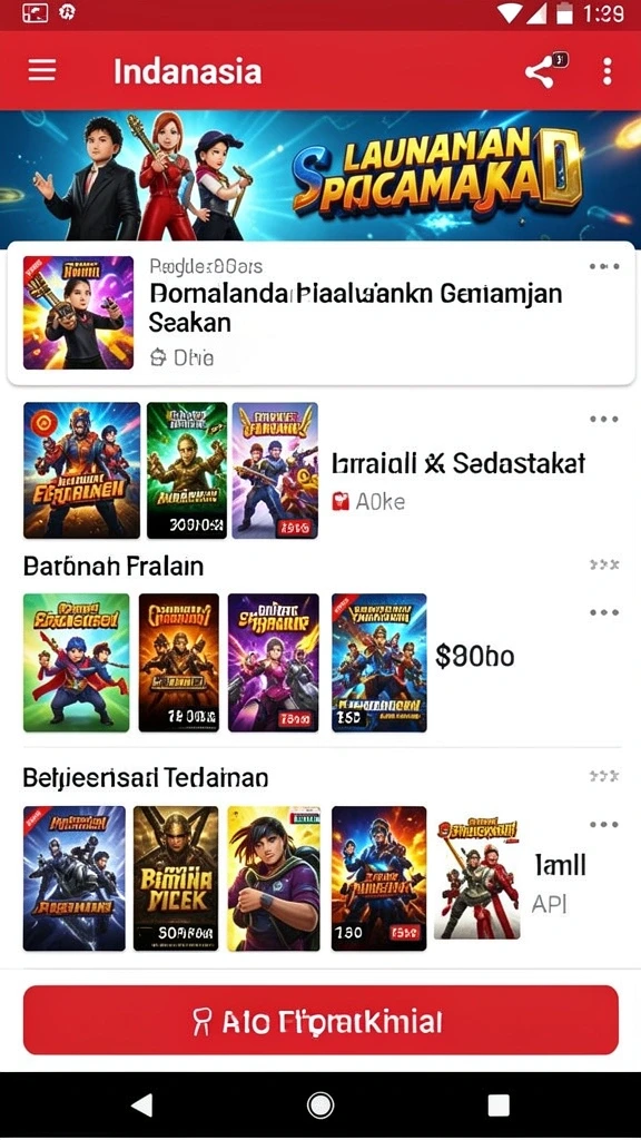 Tampilan antarmuka pengguna yang menarik dan intuitif.