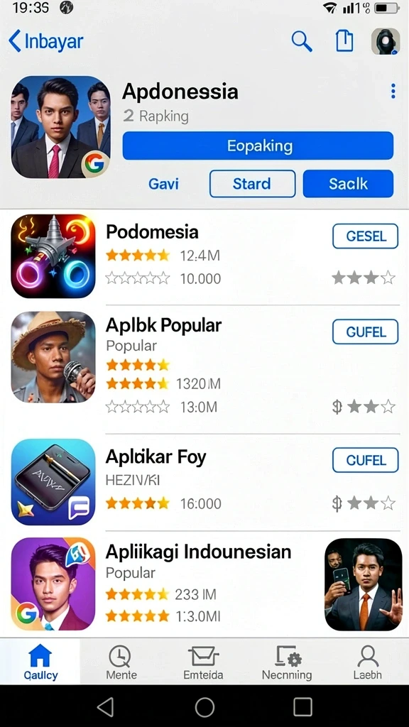 Tampilan antarmuka yang menarik dan intuitif.