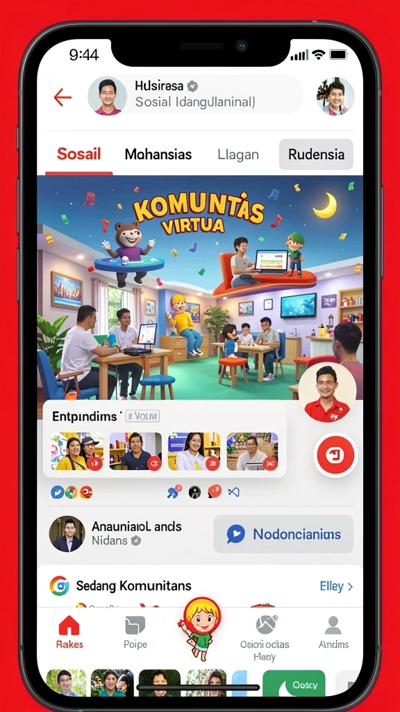 Tangkapan layar yang menunjukkan karakter utama dalam aksi.