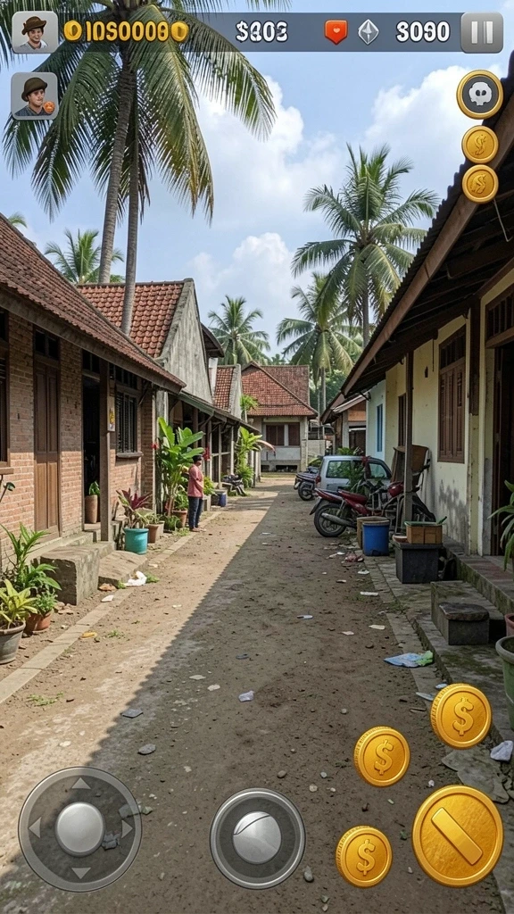 Tampilan karakter yang bisa dipersonalisasi.