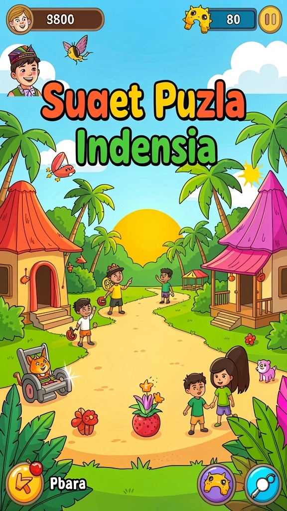 Tangkapan layar menunjukkan karakter utama dalam aksi.