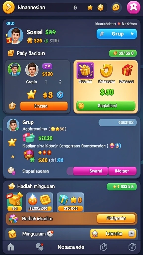 Tampilan antarmuka yang menarik dan ramah pengguna.