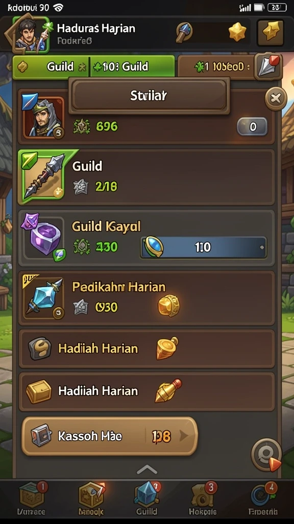 Gameplay yang seru dan menantang setiap level.