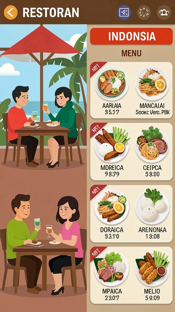 Karakter unik dengan desain yang kreatif.