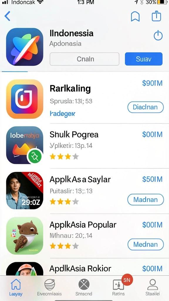 Tampilan awal yang menarik dan mudah dipahami.