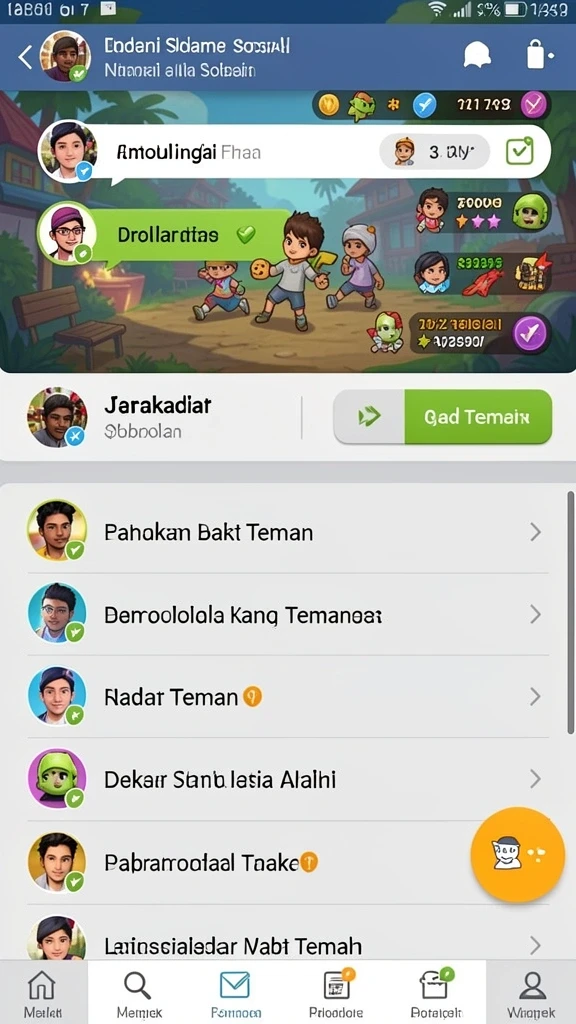 Tampilan utama LGOACE yang penuh warna dan menarik.