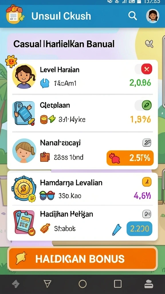 Karakter-karakter menarik dalam permainan.