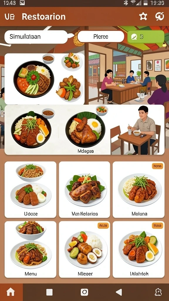 Fitur mode multiplayer untuk bermain bersama teman.