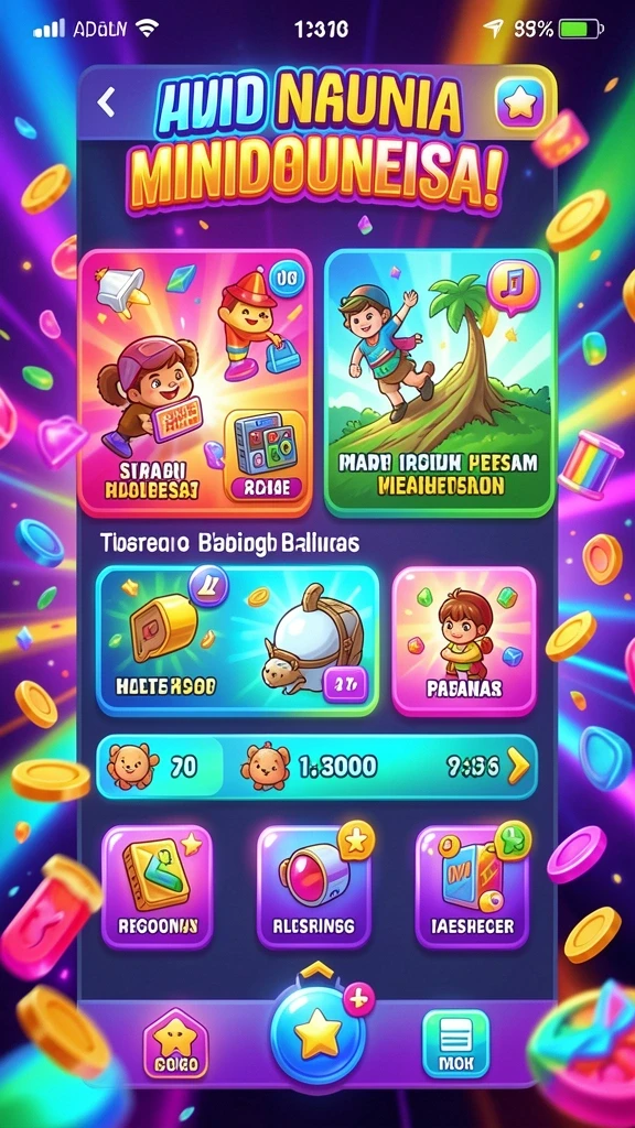 Berbagai tantangan seru yang membuat game semakin menarik.