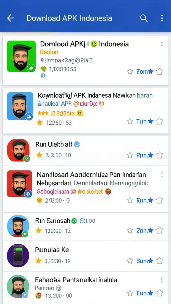 Screenshot menunjukkan fitur pencarian yang canggih.
