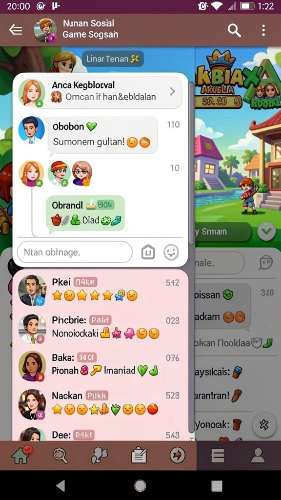 Tampilan utama aplikasi OLX888 yang menarik.