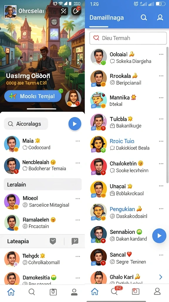 Event menarik setiap musim dalam game.