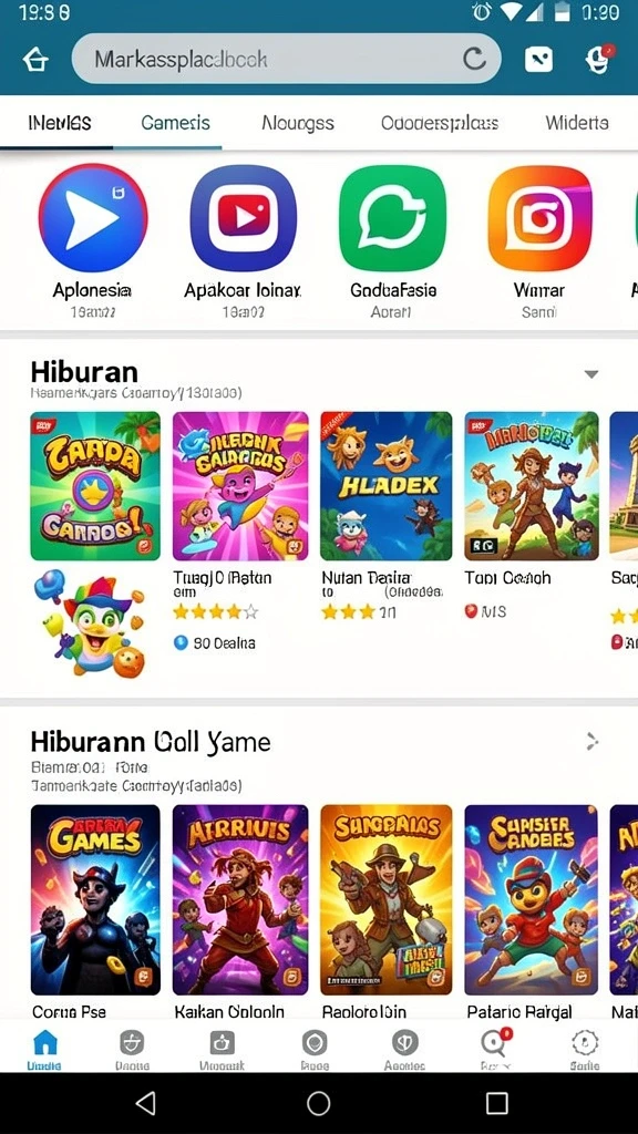 Tampilan antarmuka yang menarik dan modern.