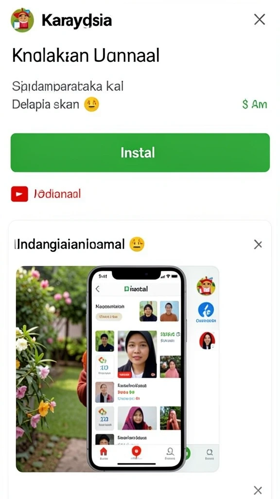 Screenshot dari salah satu karakter unik dalam PG777.