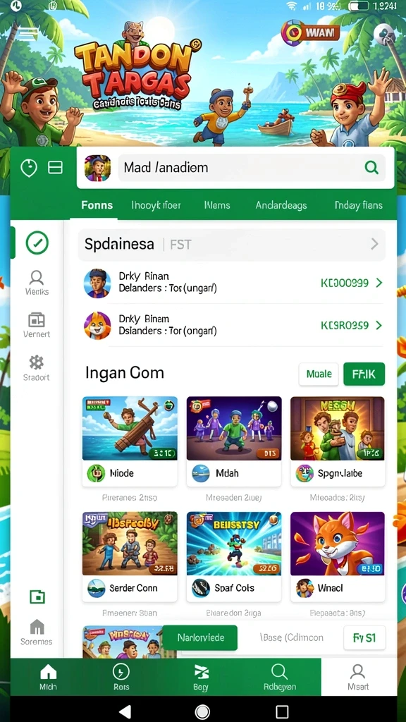 Tangkapan layar memperlihatkan lingkungan yang indah dan penuh warna.