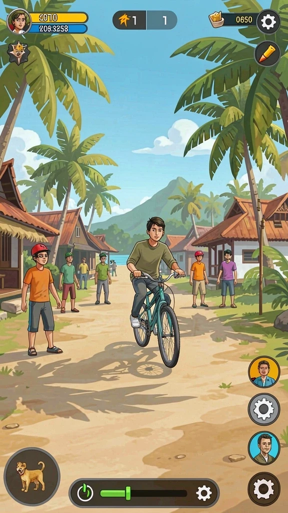 Tangkapan layar mendemonstrasikan mode pertempuran yang seru.