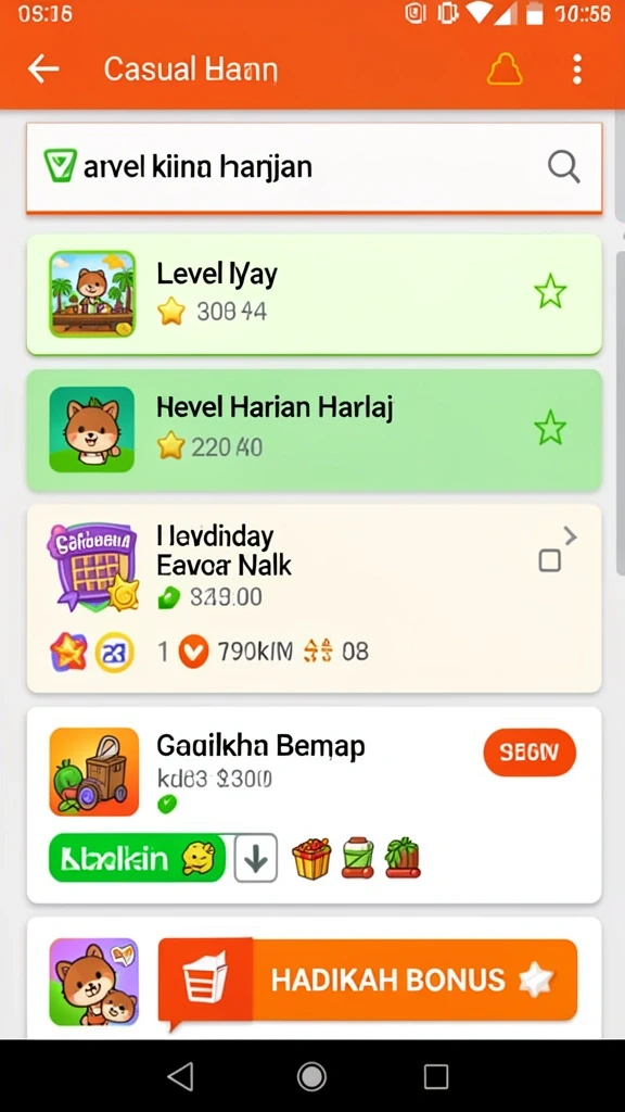 Tampilan antarmuka utama R6R6 yang menarik.