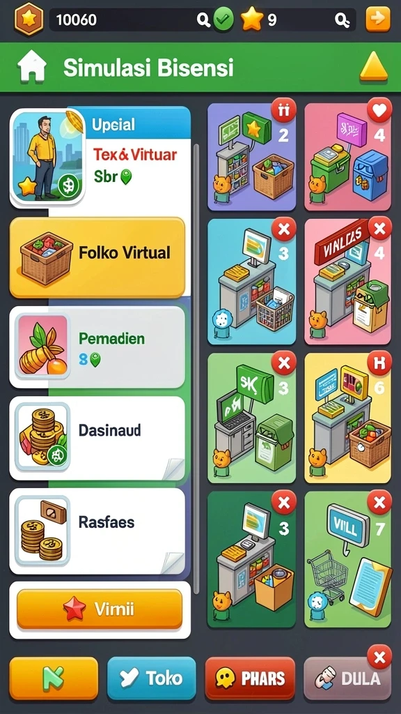 Tampilan antarmuka yang menarik dan user-friendly.