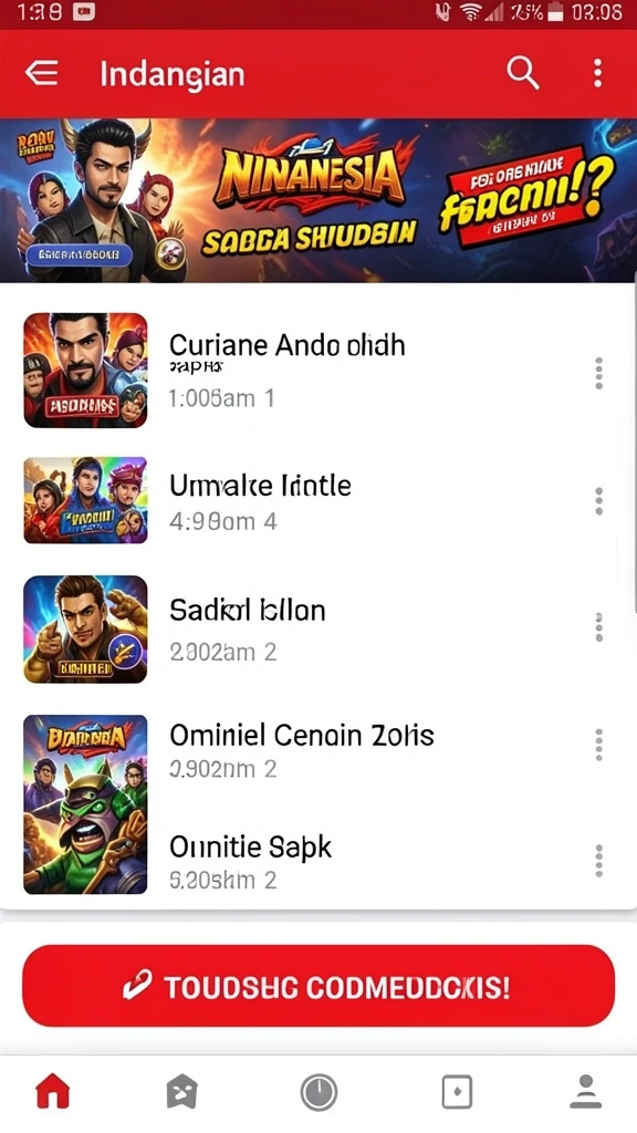 Tampilan antarmuka yang user-friendly.