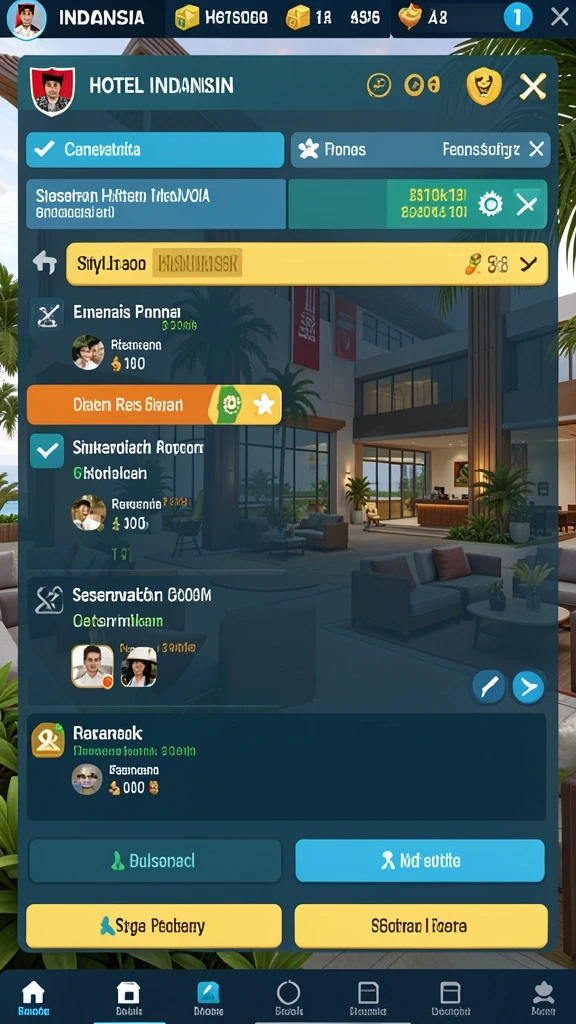 Tangkapan layar menunjukkan grafis menawan dalam game.