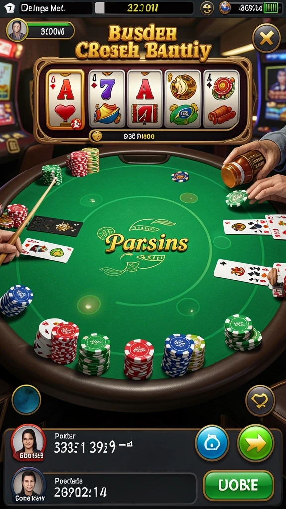 Grafis yang memukau, menghadirkan suasana kasino nyata.