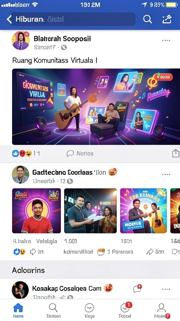Screenshot menampilkan grafik menarik dari gameplay.